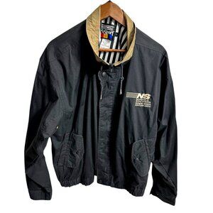Hartwell ViaSport Embroidered Norfolk Southern Full Zip Jacket Large Black VTG.